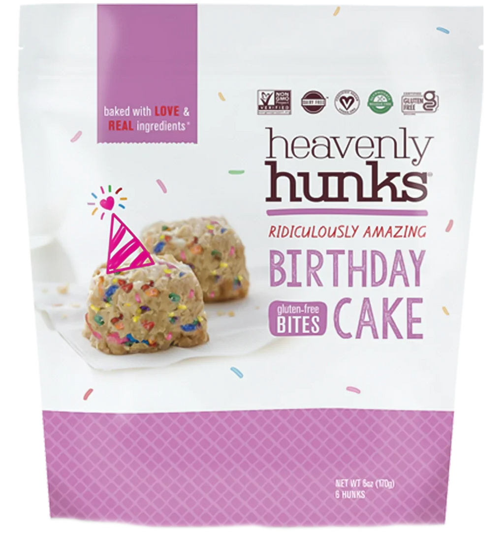 Heavenly Hunks - Gluten Free Birthday Cake Cookies  - 6 Oz, Case of 6