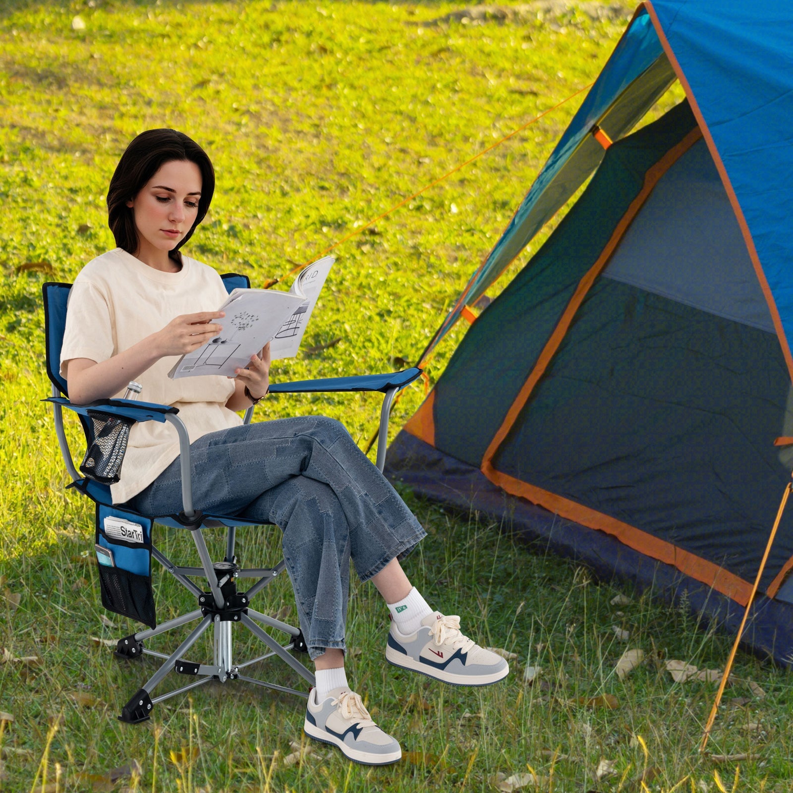 360° Swivel Hunting Chair Portable Foldable