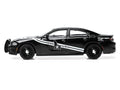 2023 Dodge Charger Pursuit "Idaho State Police" Black with White Stripes 1/64 Diecast Model by IXO Models