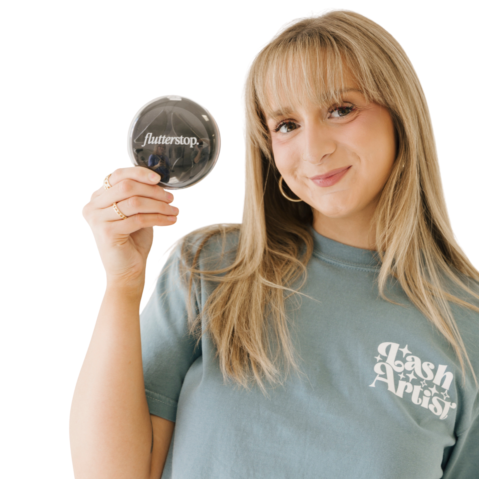 Lash Artist Checkered Tee