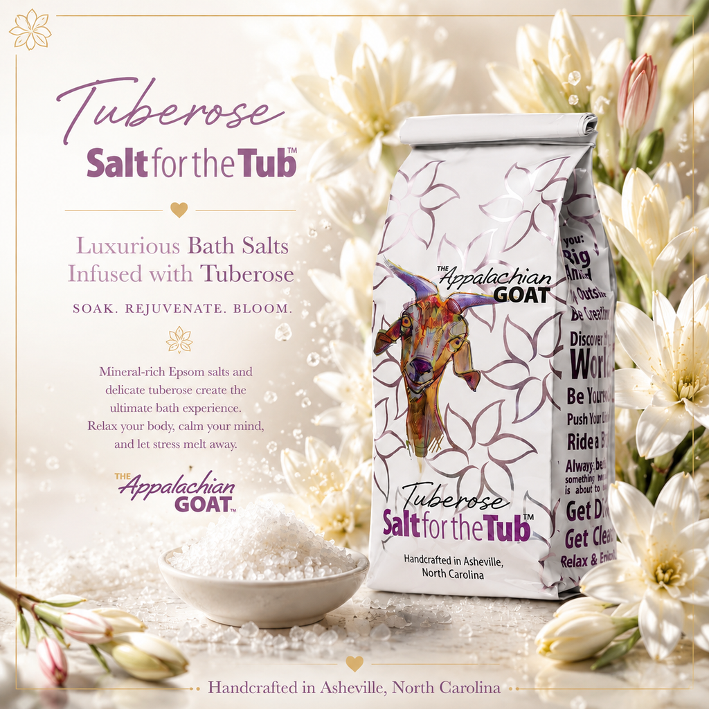 TUBEROSE GOATS MILK ARNICA BATH SALTS