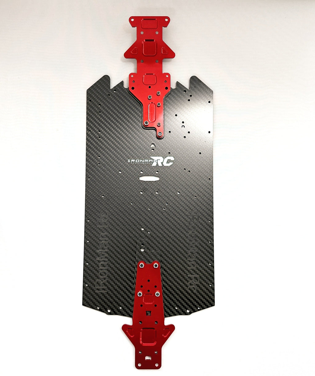 IRonManRc Limitless V2 Carbon Fiber Narrow Chasis W/ Top Brace