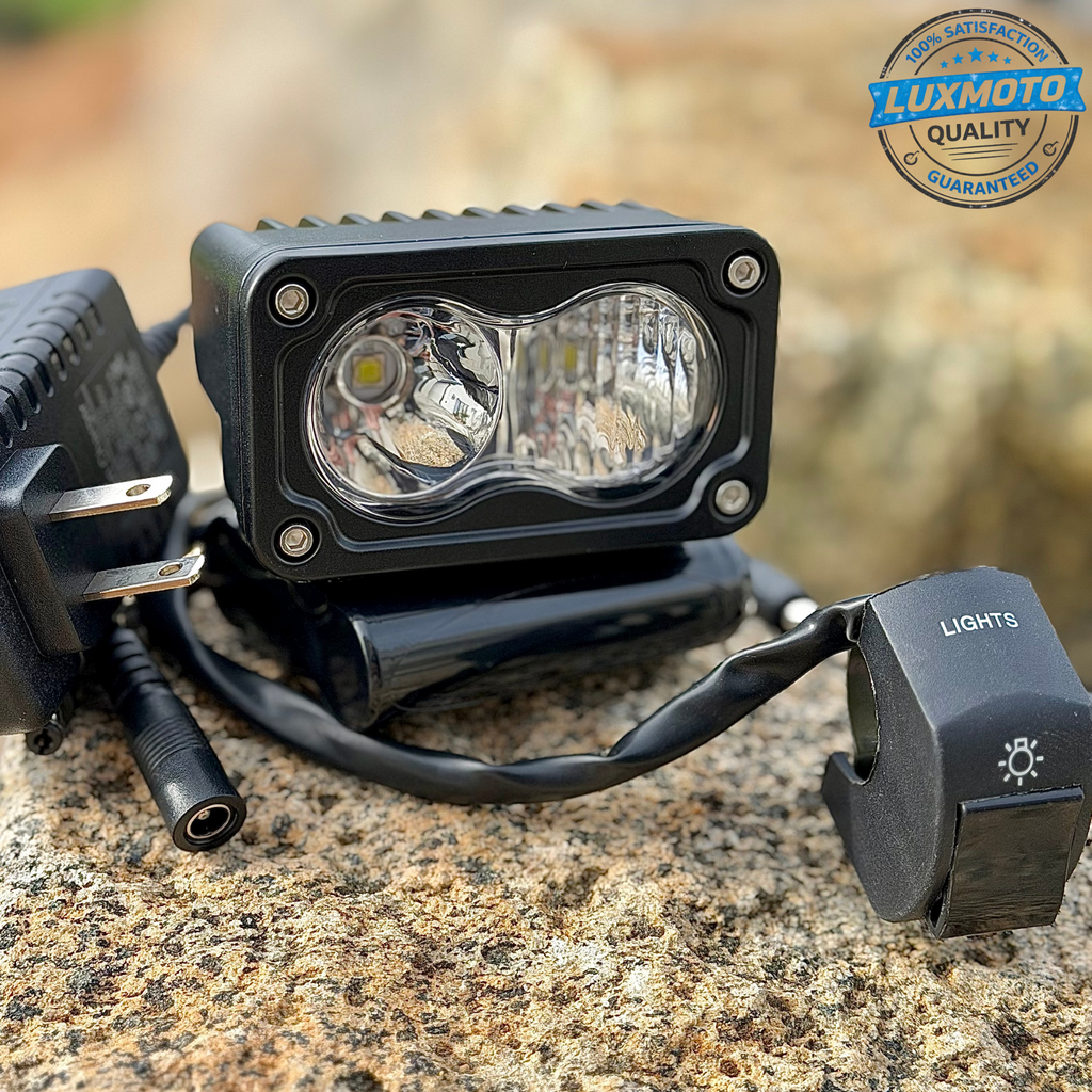 🔥BEST VALUE🔥..………. Baja Light RECHARGEABLE[COMES WITH BATTERY & CHARGER!] (Fits any bike)
