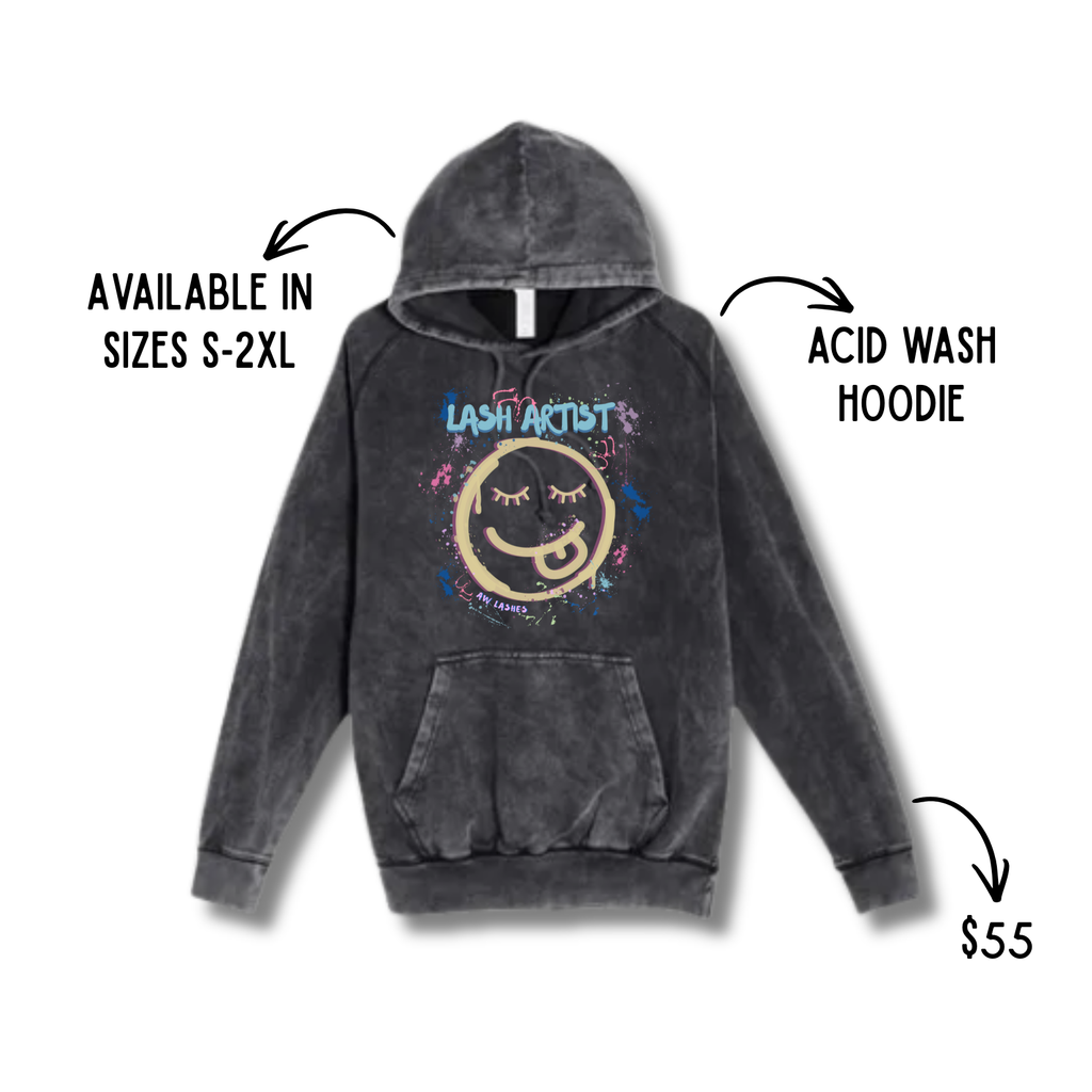 Lash Artist Splatter Hoodie