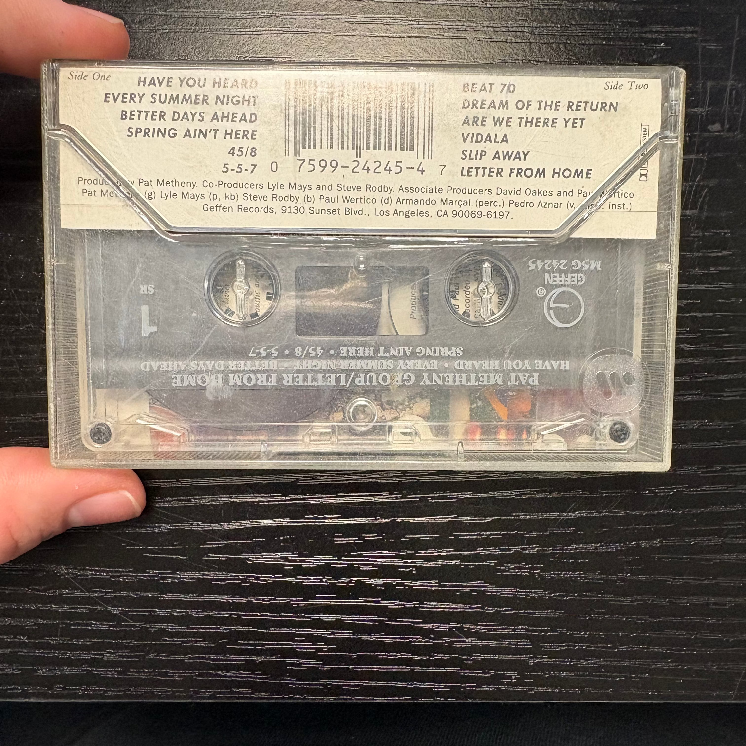 Pat Metheny Group - Letter From Home Cassette *USED 1989 RELEASE*