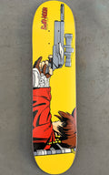 Hook Ups Iria Hunter (Yellow) 7.5" Skateboard Deck