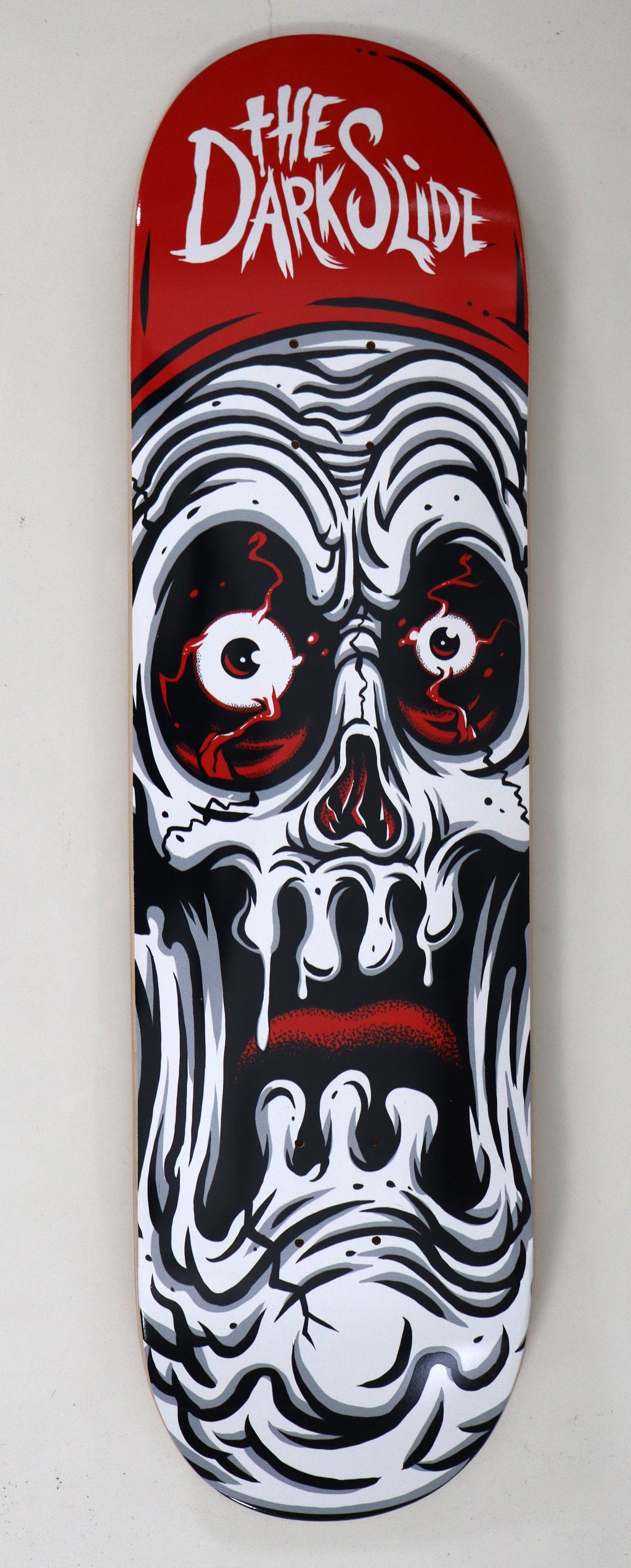 The Dark Slide x Tim Baron "Ghoul Skull" 8.5" Complete Skateboard