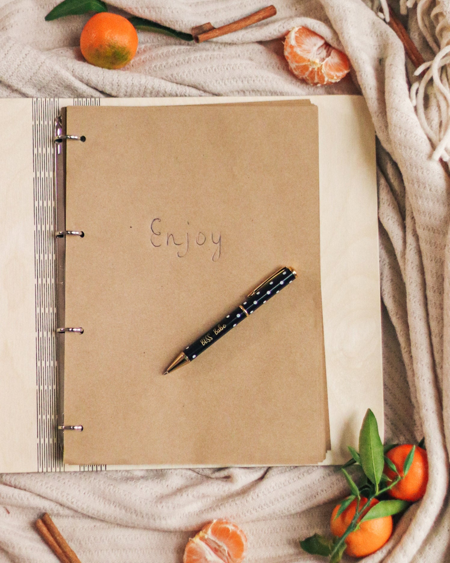 Custom Wooden Notebook A5