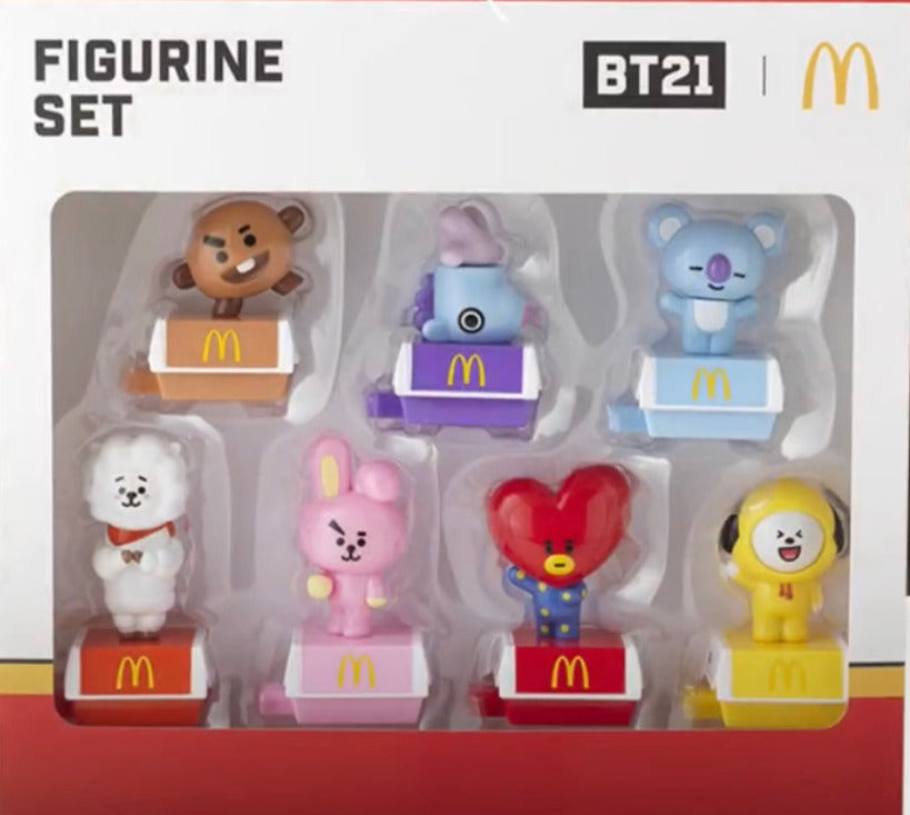 BTS x BT21 Limited Edition MDBonald's Collector Figurine