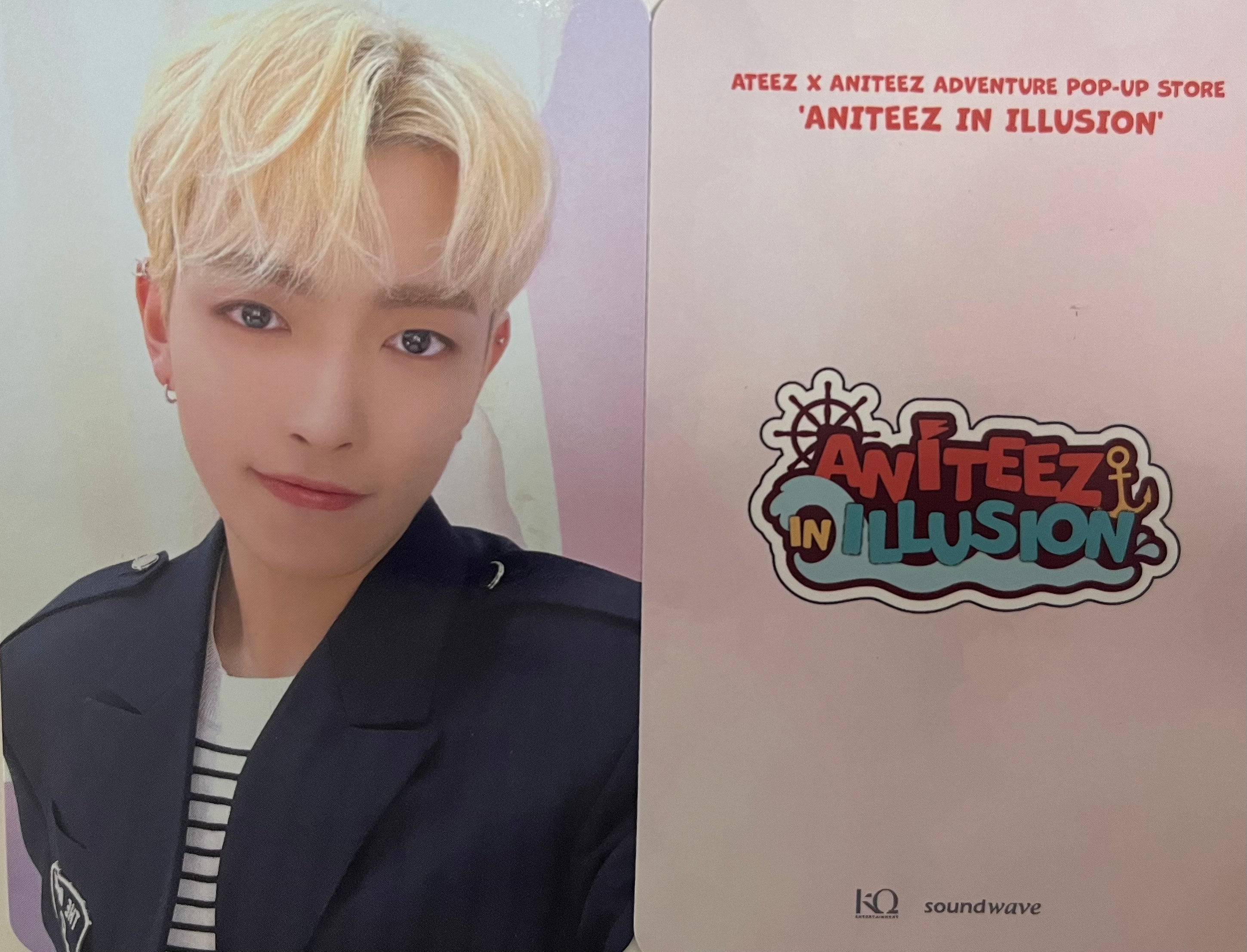 ATEEZ x ANITEEZ Adventure Pop-Up ExclusIVE - ANITEEZ In Illusion Official Photocards