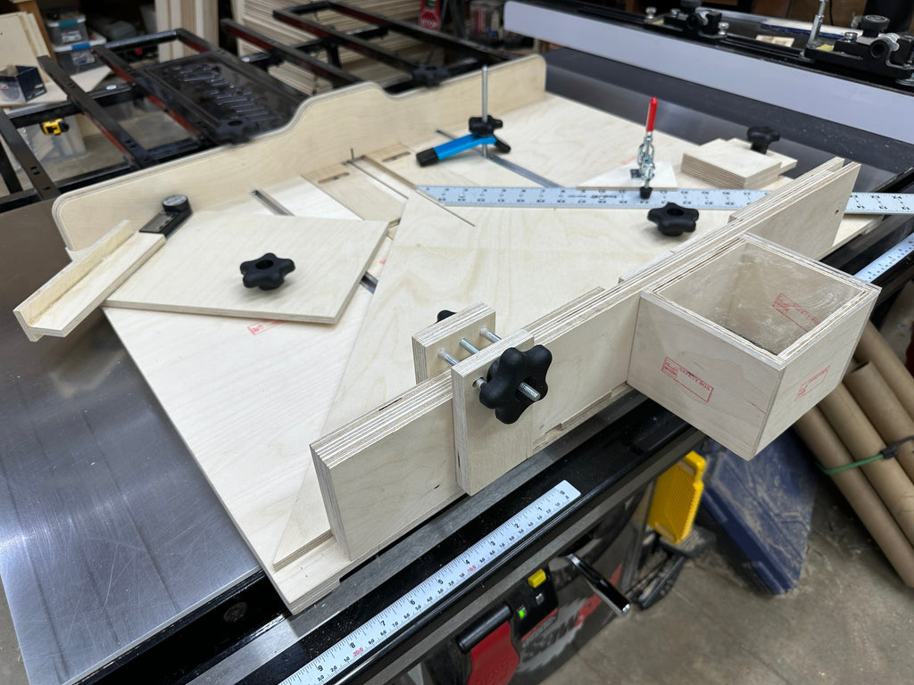 FLAGSHIP TABLE SAW SLED PLANS - Full Size