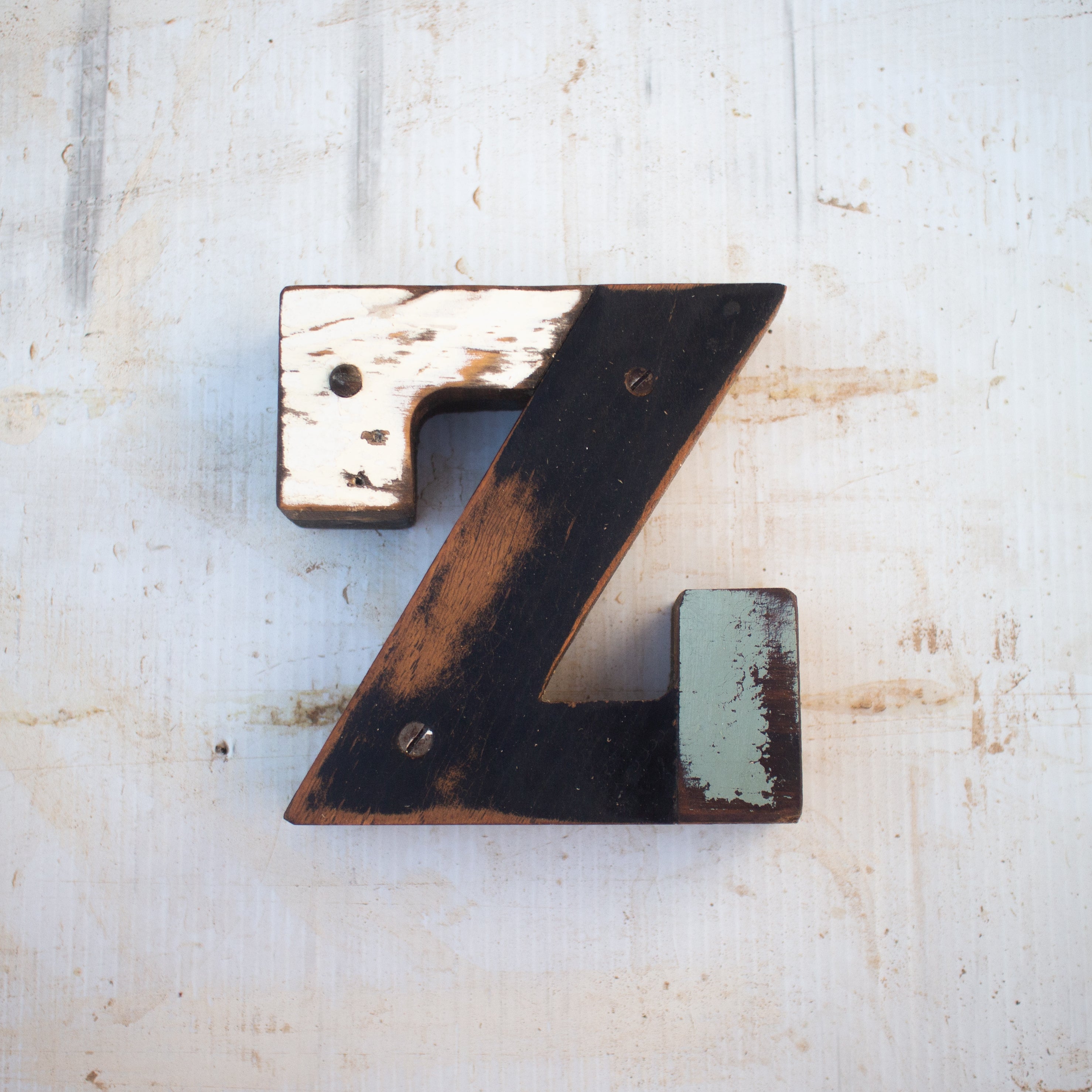 Reclaimed Wooden Letters