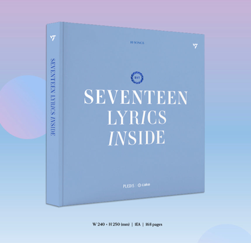 Seventeen Lyrics Inside Book (First Edition)