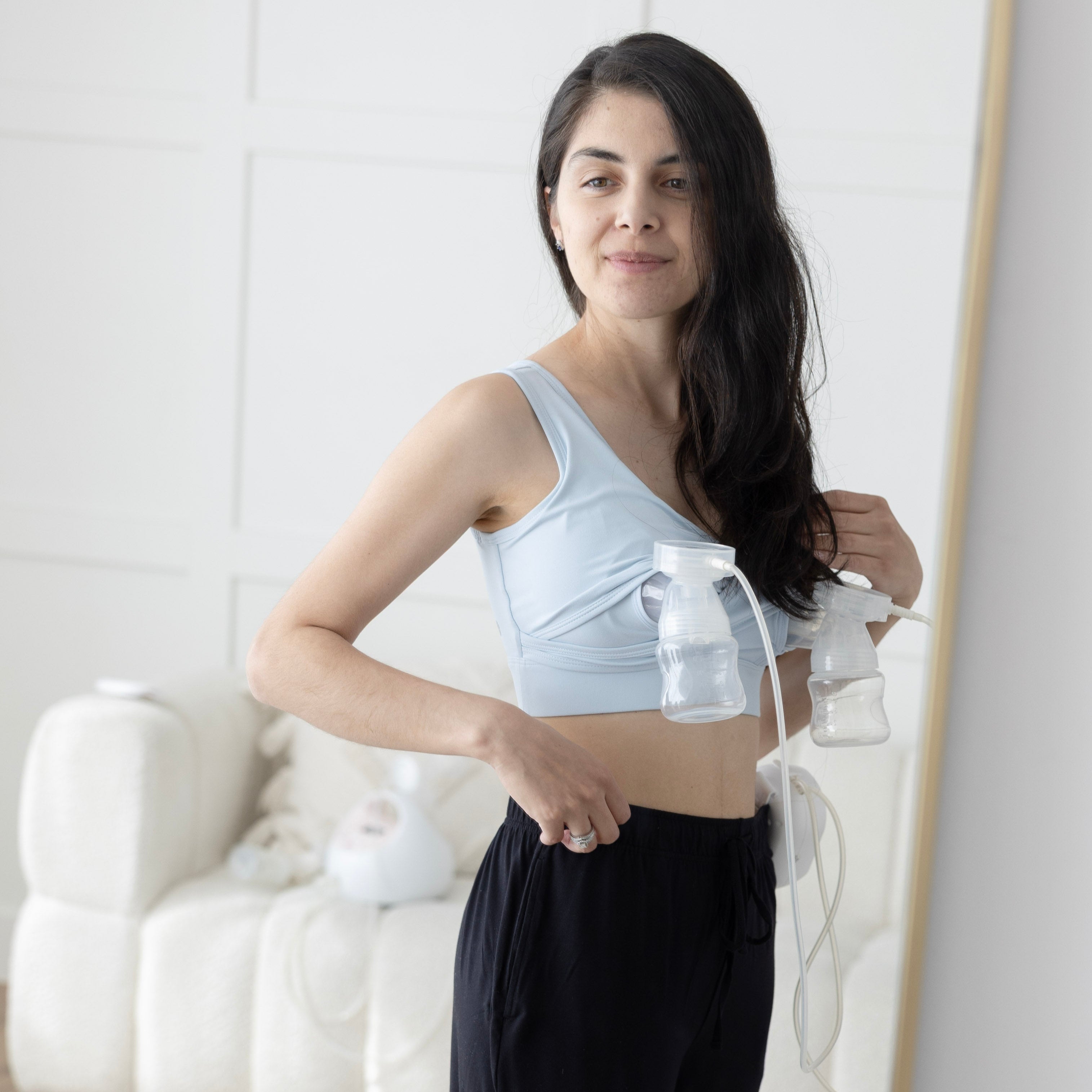 Everyday Luxe® 3.0 Nursing & Hands-Free Pumping Bra for Breastfeeding Moms