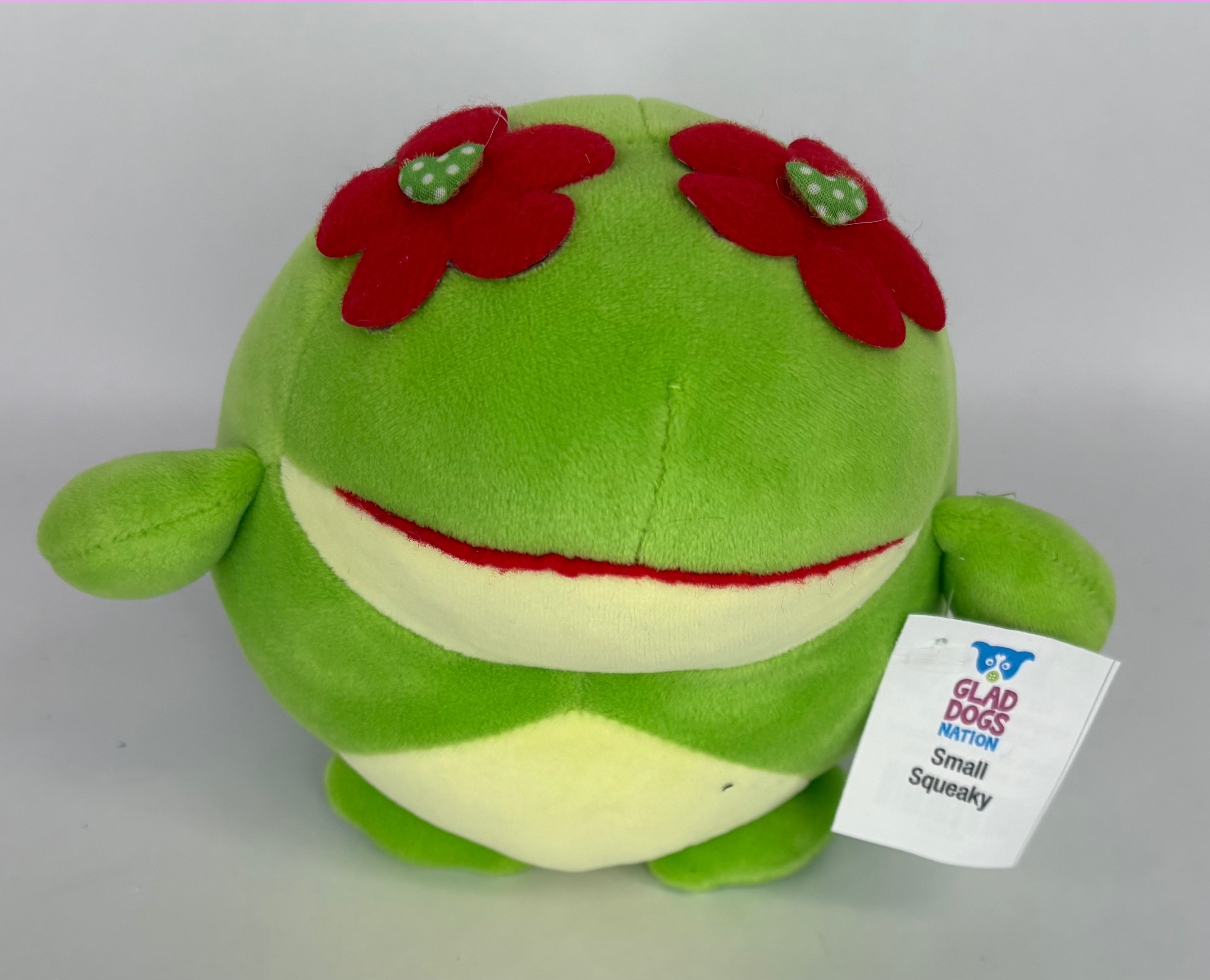 BOGO! Small Squishy Cuddlers Super Soft Plush Pet Toys: Squeak & NO Squeak