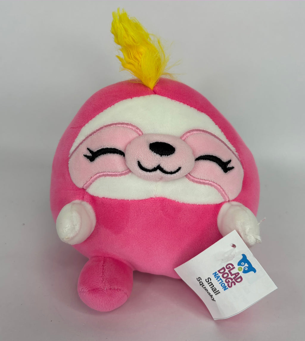 BOGO! Tiny Squishy Cuddlers Super Soft Plush Pet Toys: Squeak & NO Squeak