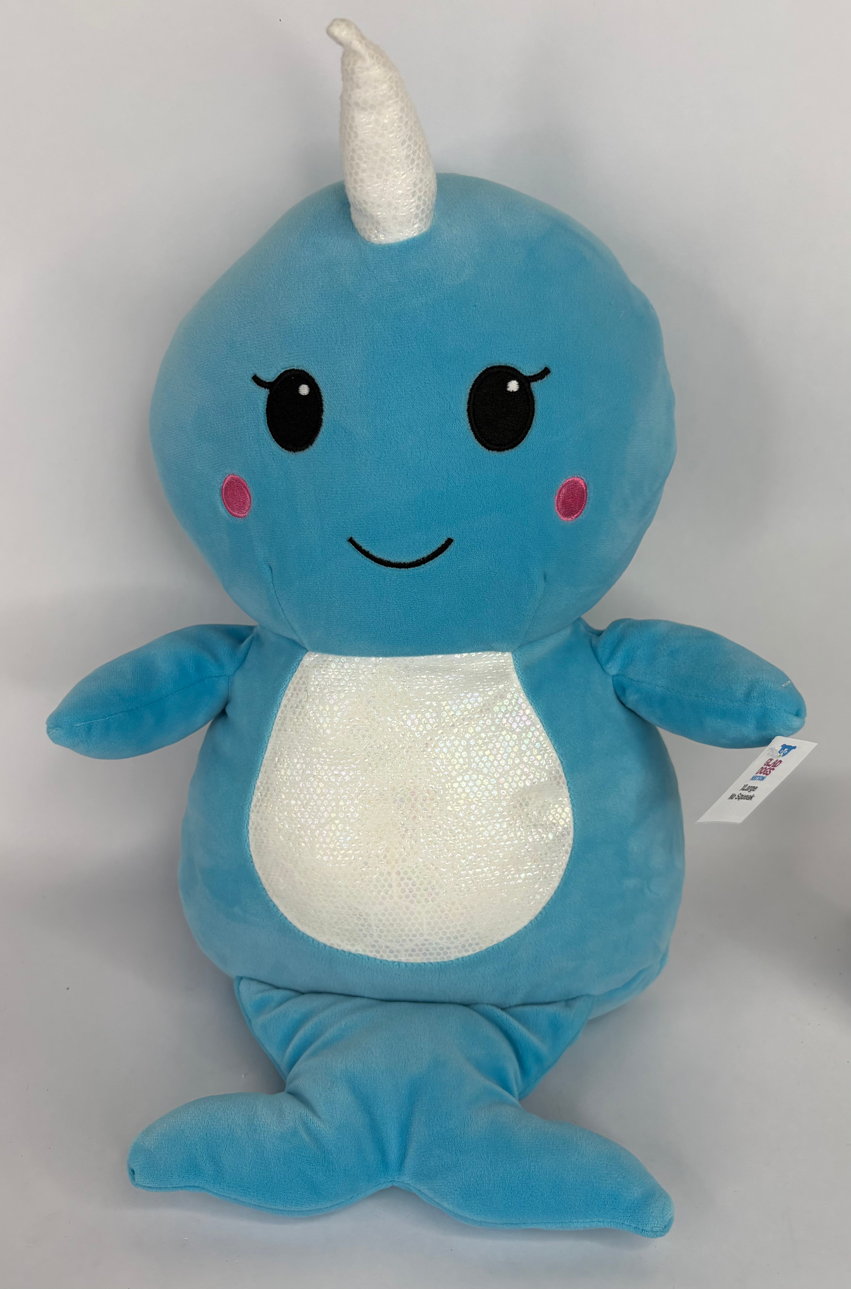 BOGO! Extra Large/XL Squishy Cuddlers Super Soft Plush Pet Toys: Squeak & NO Squeak