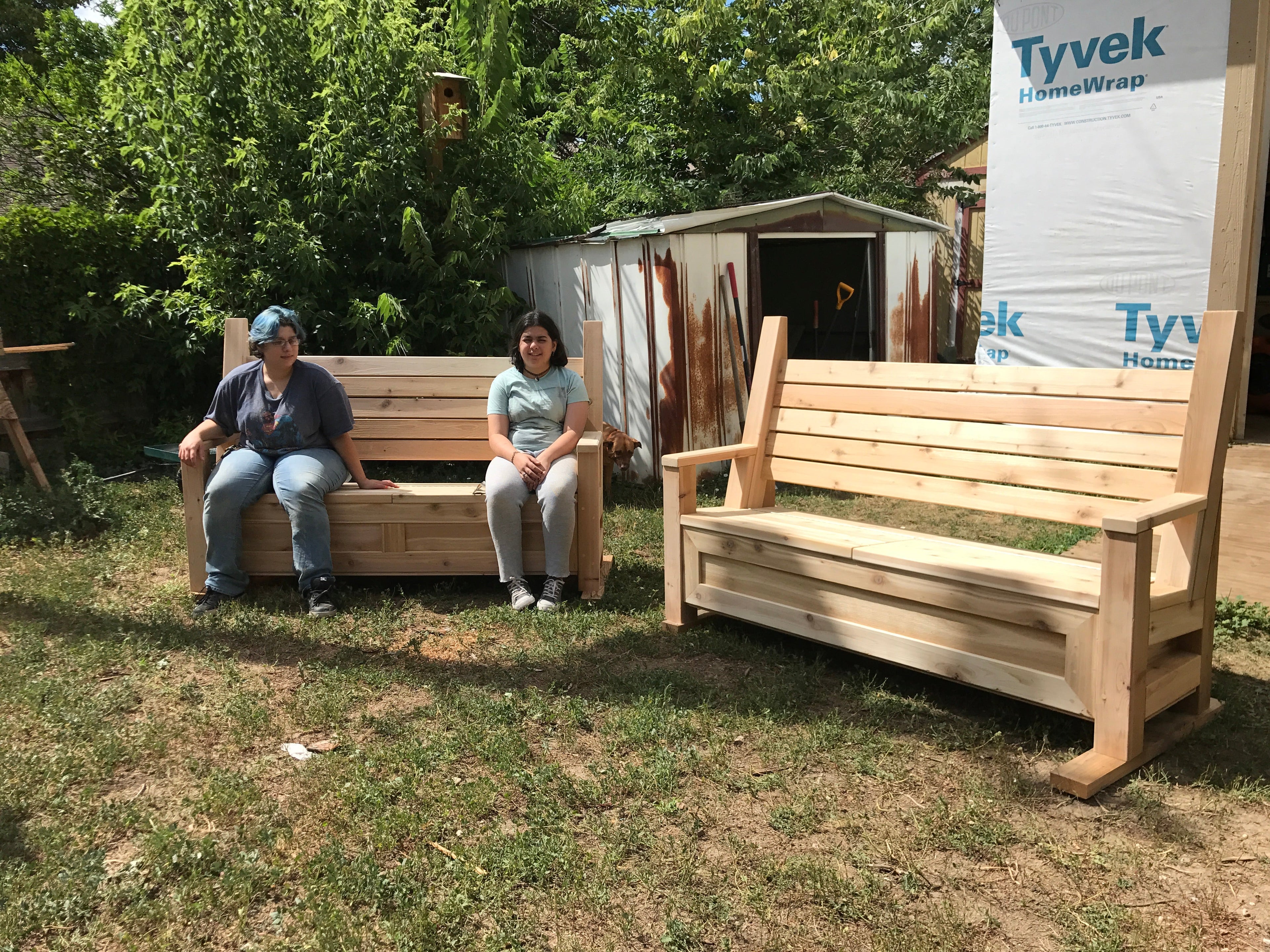 Garden Bench with Storage