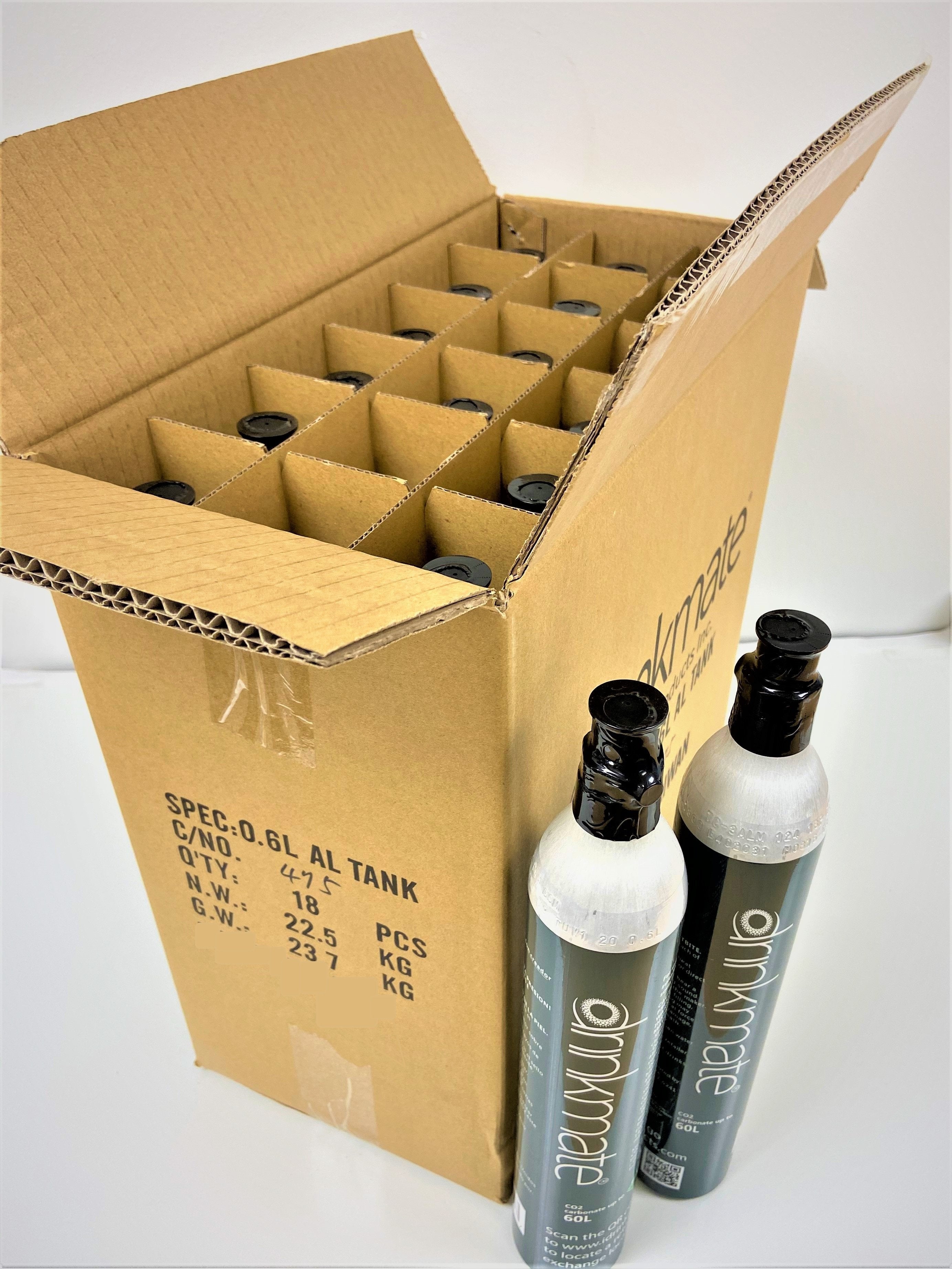 Master Carton 60L CO2 Cylinders - 18 pack
