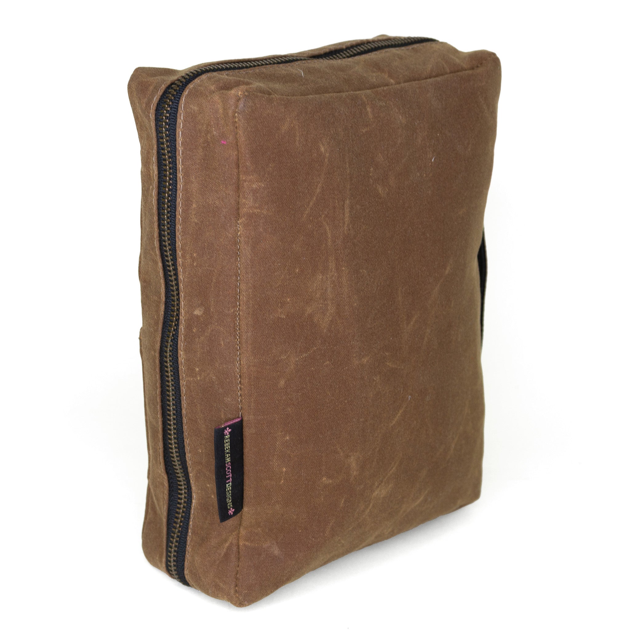 Bible Cover: Nutmeg Waxed Canvas