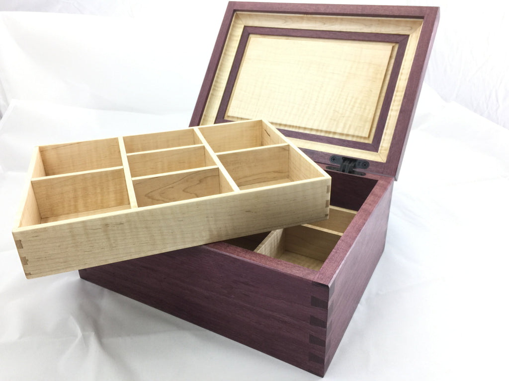 Keepsake Box Plans Including Optional Insert Trays