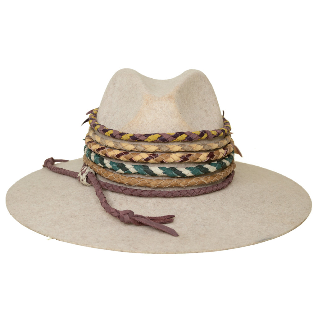 1948 Braided Hat Band: Red/White/Blue