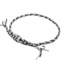 1948 Braided Hat Band: Navy/Dusty Blue