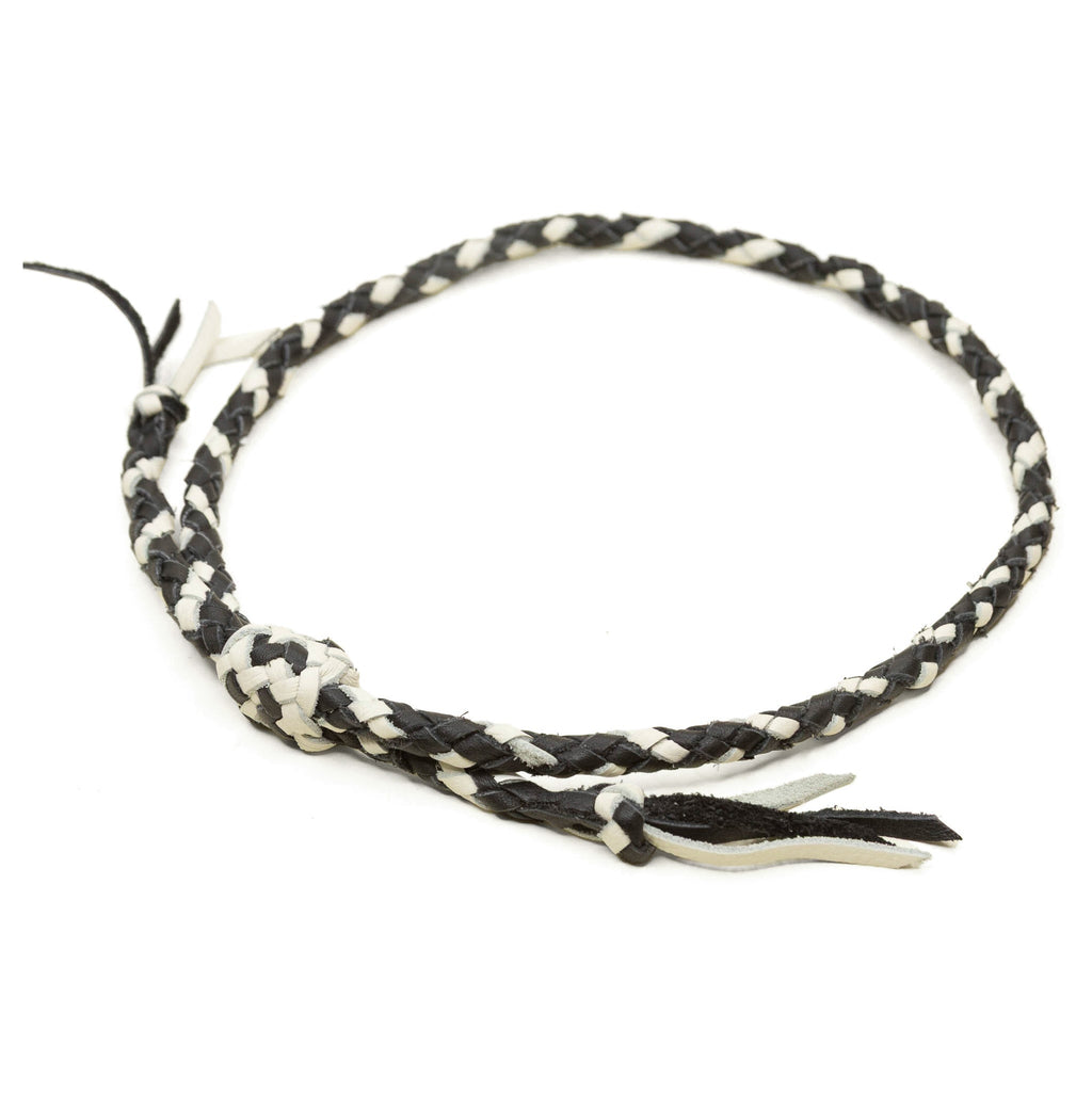 1948 Braided Hat Band: Black/White