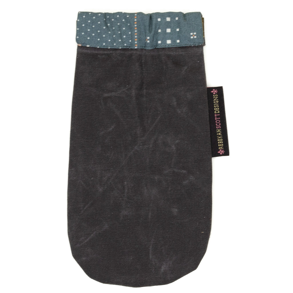 Lizzy: Charcoal Waxed Canvas