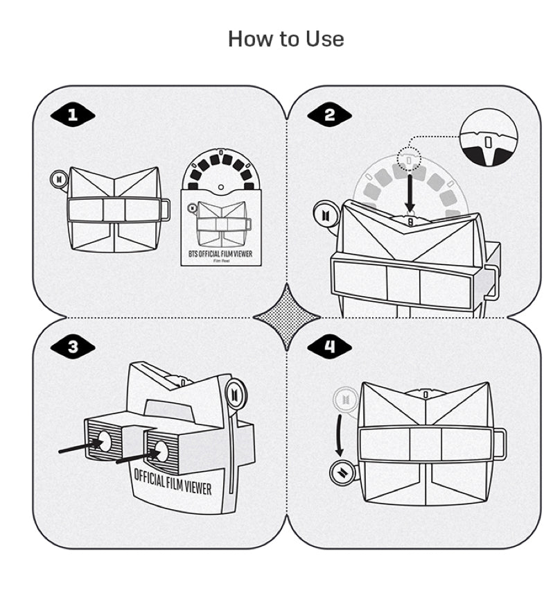 Official BTS Film Viewer Device Kit