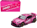 Toyota GR86 "Pandem Rocket Bunny" RHD (Right Hand Drive) Pink Metallic with Graphics "APA XPO 2025 Event Exclusive" 1/64 Diecast Model Car by Inno Models