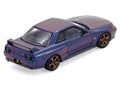 Nissan Skyline GT-R (R32) RHD (Right Hand Drive) Midnight Purple Metallic "Australian Special Edition" 1/64 Diecast Model Car by Inno Models
