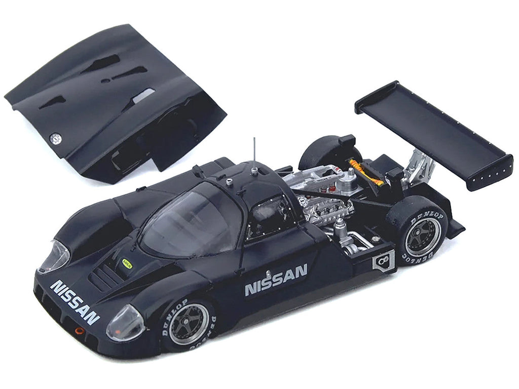 Nissan R89C Matt Black "Le Mans Shakedown Test at Paul Ricard 1988" 1/64 Diecast Model Car by Inno Models