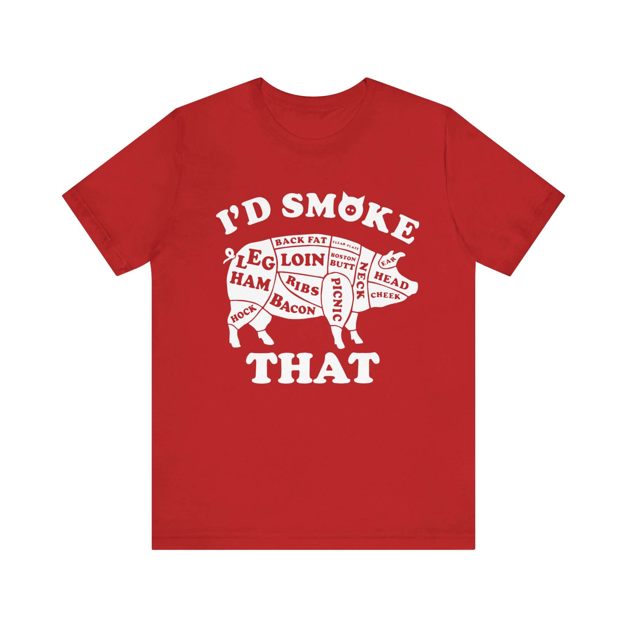 I'd Smoke That Pig BBQ T-Shirt
