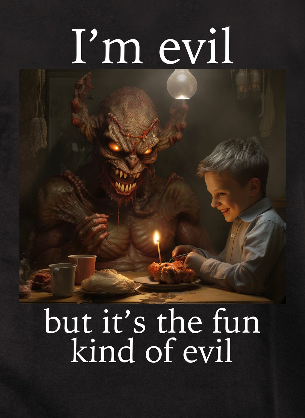 I’m evil but it's the fun kind of evil T-Shirt