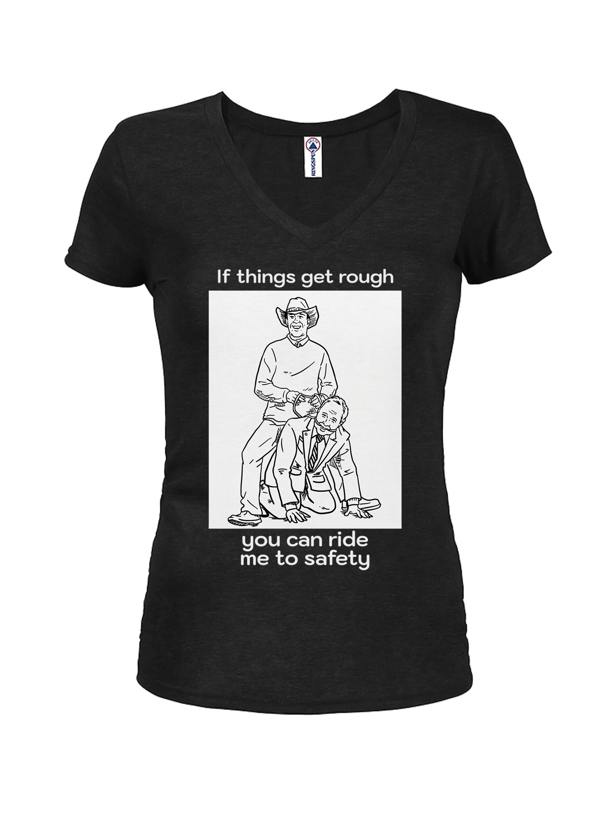 If things get rough you can ride me to safety T-Shirt