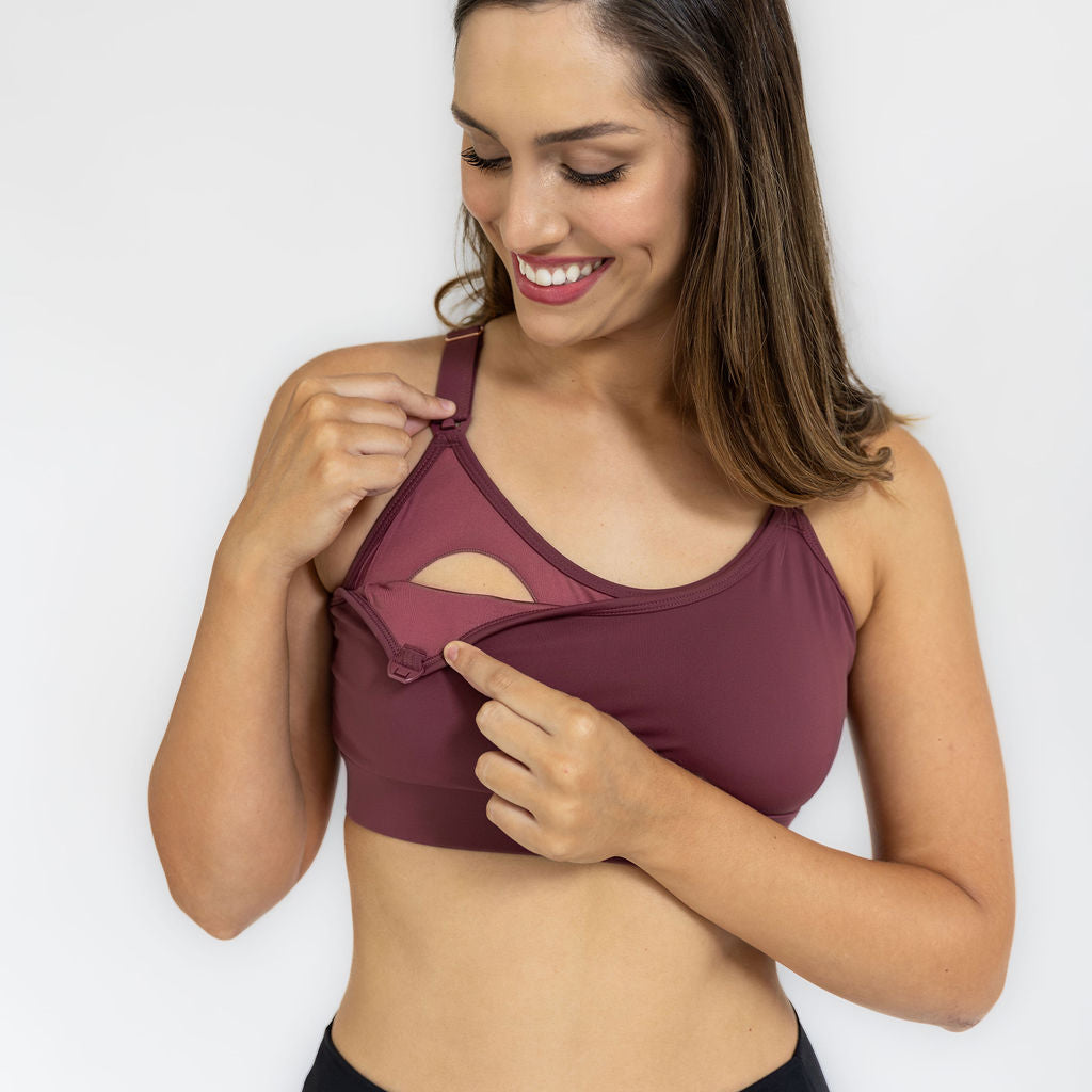 Strappy Back 2.0 Nursing Sports Bra - Final Sale