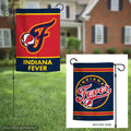 Indiana Fever Garden Flag 2 Sided Double Logo