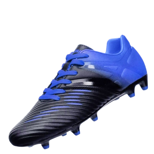 Vizari Liga Kids Firm Ground (FG) Soccer Cleats – Black/Blue, Youth Sizes 8C–6Y Under $30