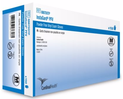Exam Glove ESTEEM™ Large NonSterile Vinyl Standard Cuff Length Smooth Clear Not Rated - 8888DOTP