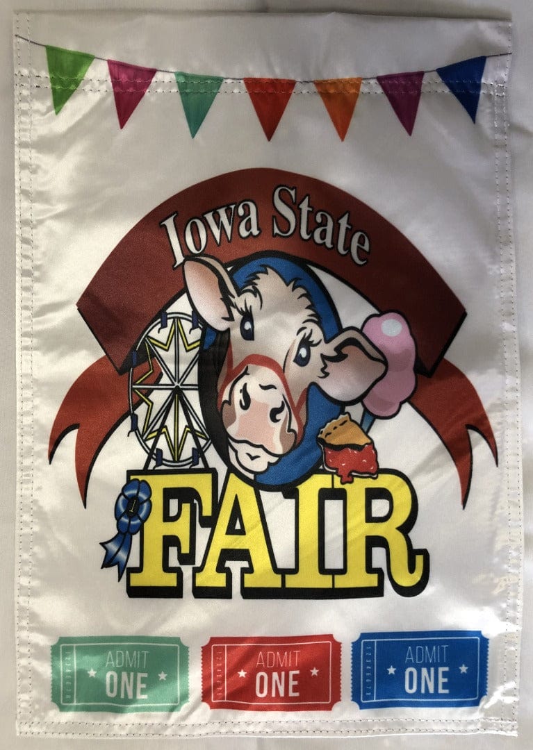 Iowa State Fair Garden Flag 2 Sided Summer