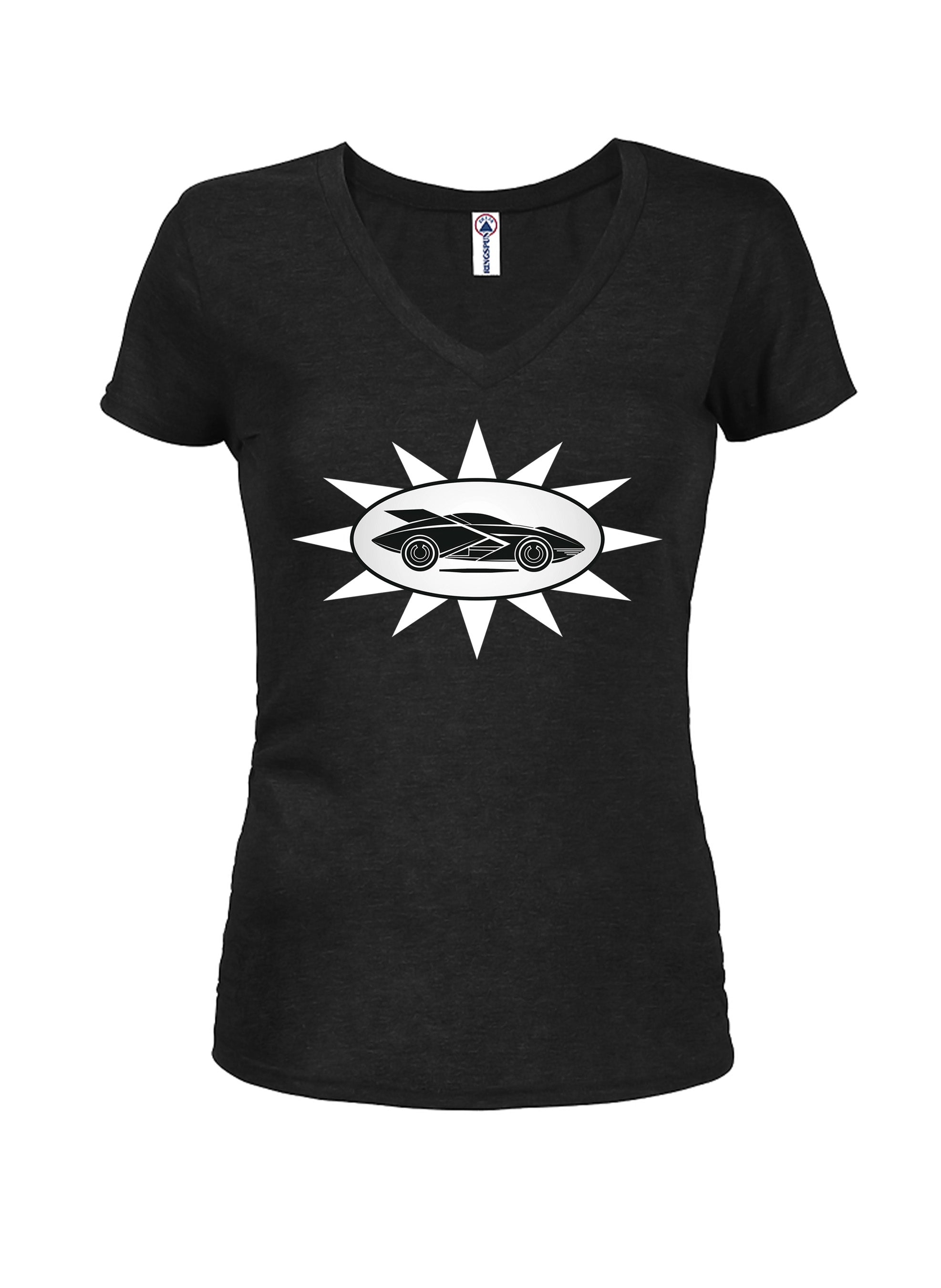It's Super Car Juniors V Neck T-Shirt