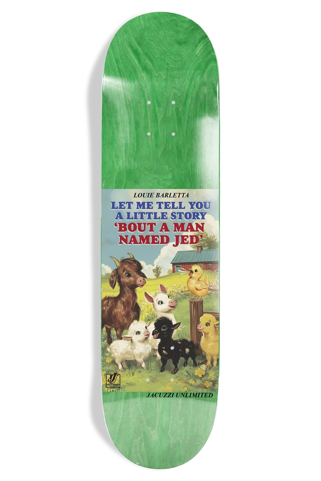Jacuzzi Barletta Storybook EX7 8" Skateboard Deck