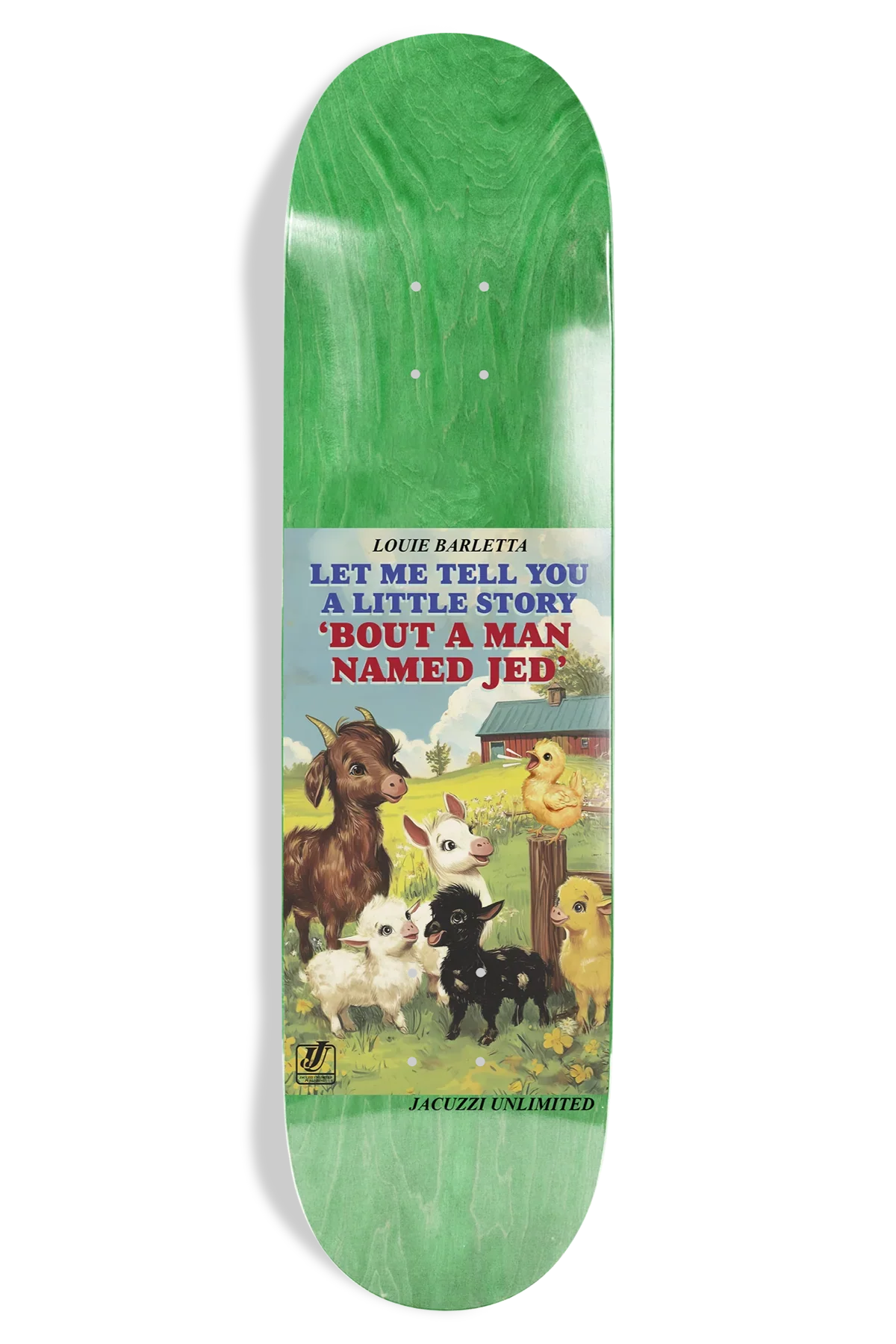 Jacuzzi Barletta Storybook EX7 8" Skateboard Deck