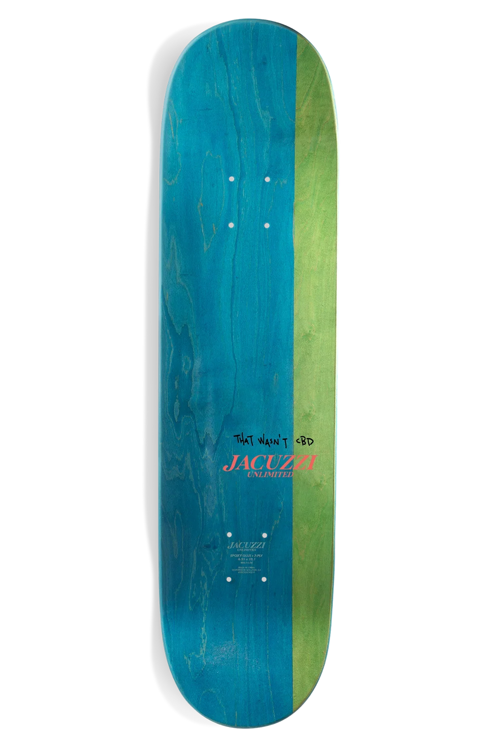 Jacuzzi Caswell Berry Storybook EX7 8.25" Skateboard Deck