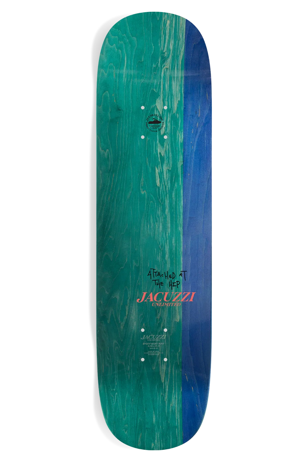 Jacuzzi Carabiner Jet Ski EX7 8.25" Skateboard Deck