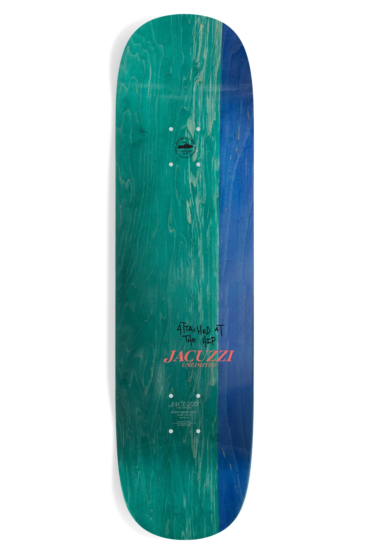 Jacuzzi Carabiner Jet Ski EX7 8.25" Skateboard Deck