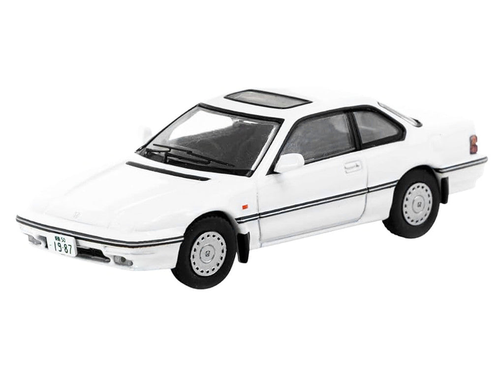 Honda Prelude (BA4) RHD (Right Hand Drive) White "J Collection" Series 1/64 Diecast Model by Tarmac Works
