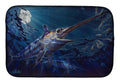 Prince Of Darkness Swordfish Dish Drying Mat Absorbent Dish Drying Mat Pad for Kitchen Counter Dish Drainer Mat for Countertop, 14 x 21", Multicolor