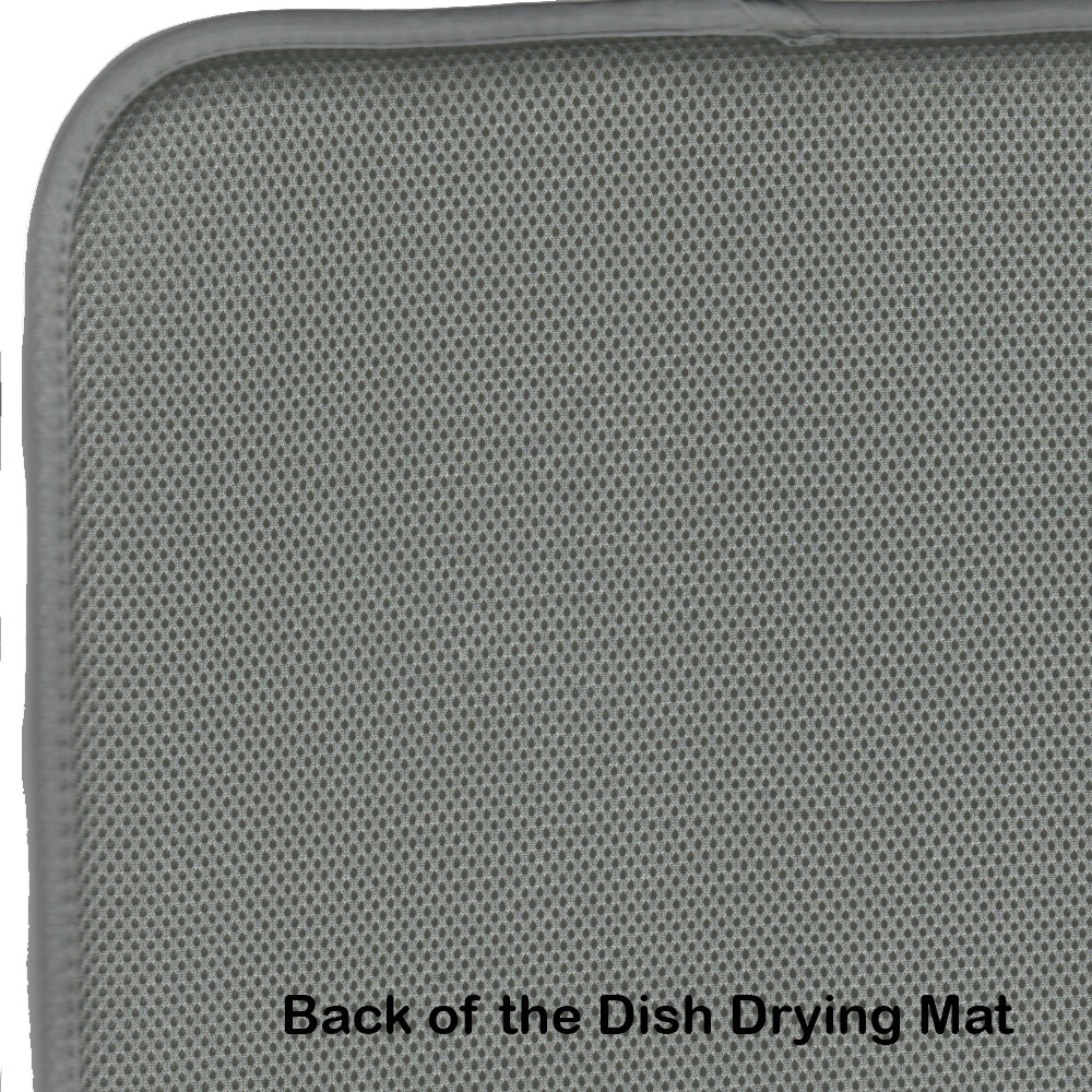 Sailboats at the Fairhope Yacht Club Docks Dish Drying Mat Absorbent Dish Drying Mat Pad for Kitchen Counter Dish Drainer Mat for Countertop, 14 x 21", Multicolor